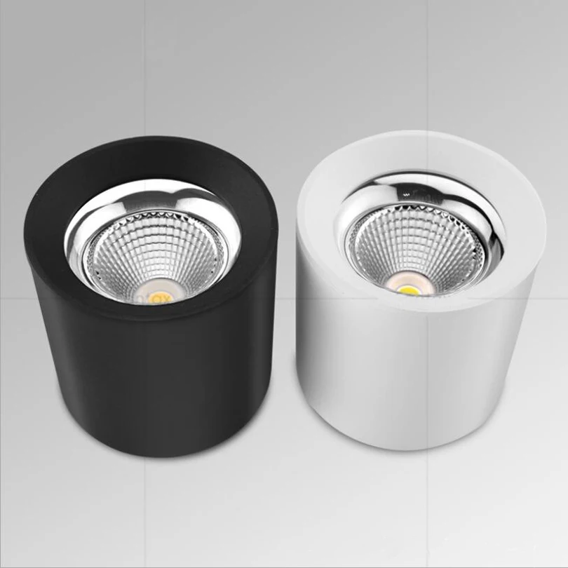 10PCS Dimmable LED Downlight COB 10W 15W 25W AC85-265V Surface Mounted Ceiling Lamps Spot Light | Лампы и освещение