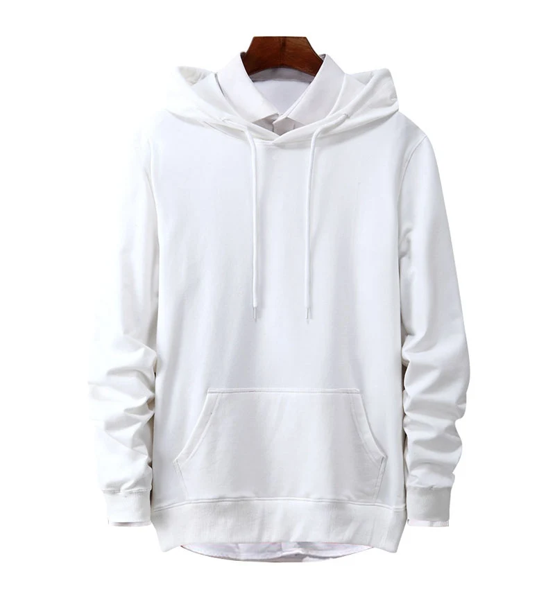 Толстовка мужская хлопковая с длинным рукавом Свитшот свободного покроя большие