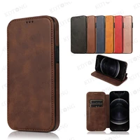 luxury flip leather case for iphone 12 11 xs pro max mini x xr 8 7 6 6s plus se 2020 with stand shockproof cover coque capa