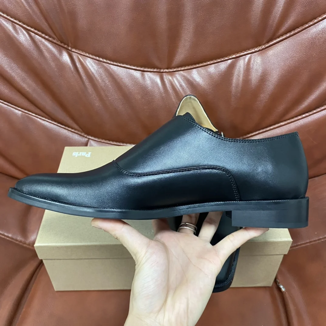 Men Luxury Sneaker Real Leather Top Quality Red Bottom Brand Shoes Goodyear Sole With Original Box
