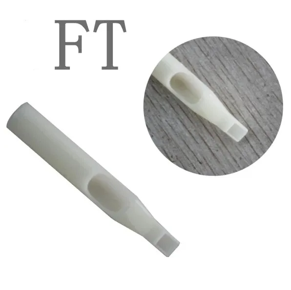 

YILONG 50Pcs FT Series Size White Nozzles Tube Sterile Assorted Plastic Disposable Tattoo Tips