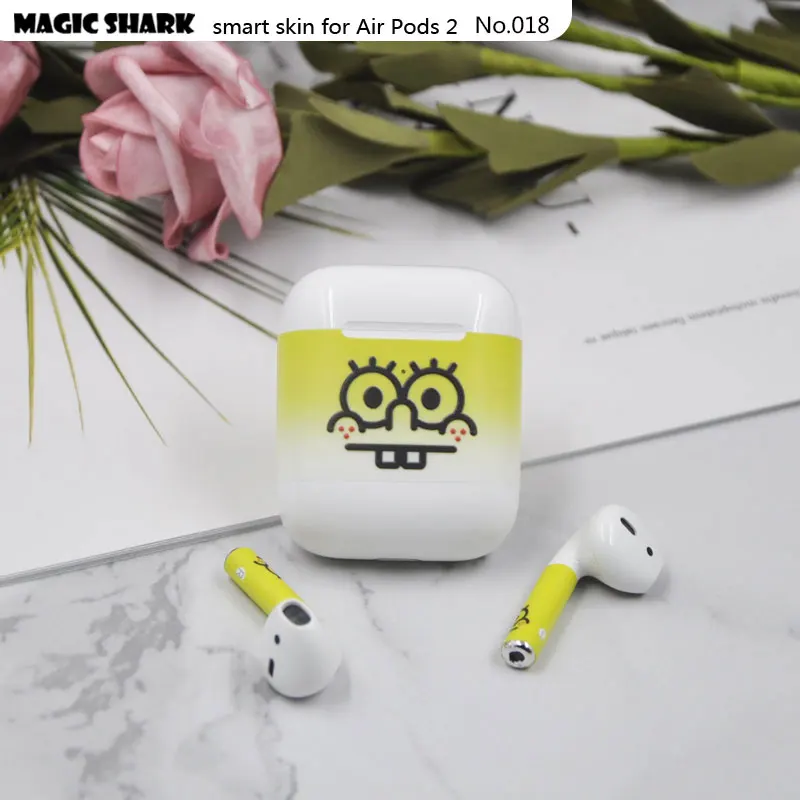 Чехол наклейка Magic Shark Smok Sky Leaf Flower Wood США флаг Губка Боб стерео прозрачная пленка