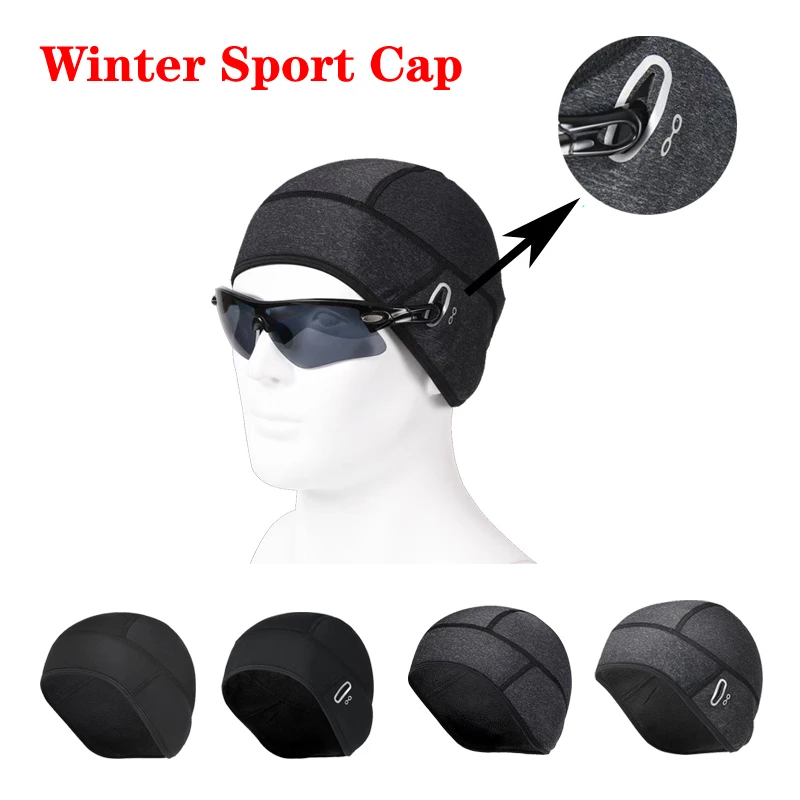 Велосипедная шапка зимняя ветрозащитная термальная спортивная s для мужчин
