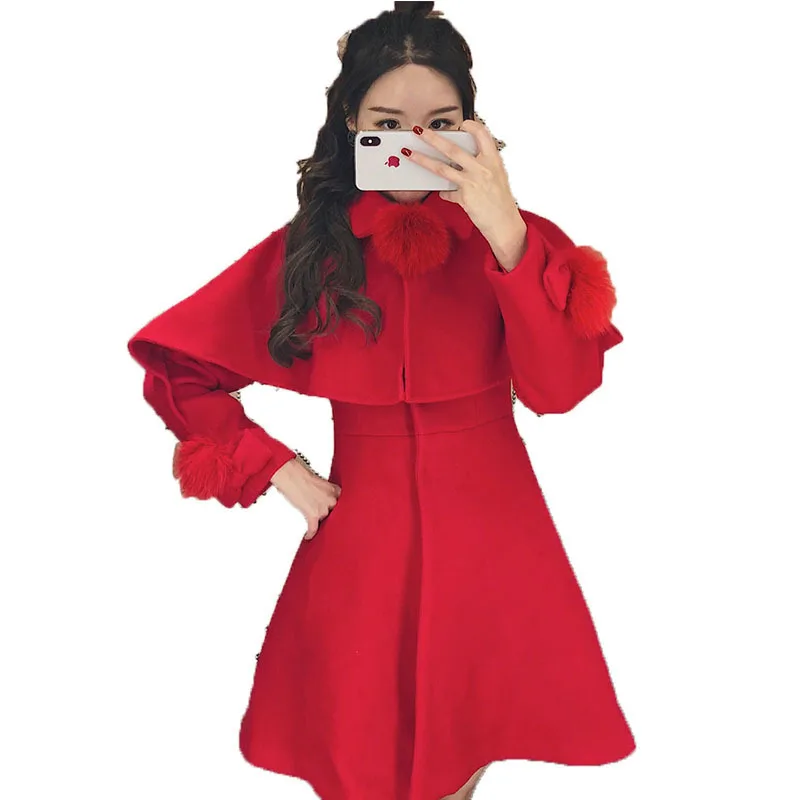 Осенне-зимняя женская куртка Корейская накидка жилет женские топы пальто из