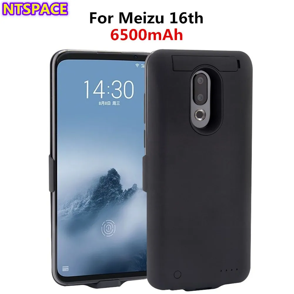 6500 мА/ч внешняя Мощность банк чехол для Meizu16th плюс Портативный Батарея Зарядное