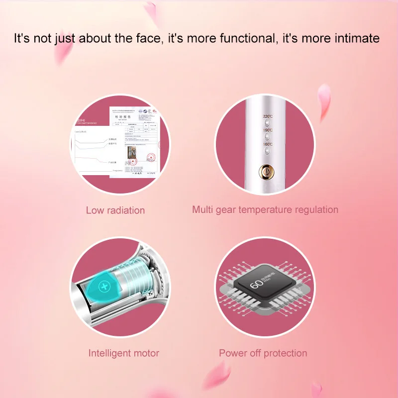 

Automatic Hair Curler Electric Rotation Tourmaline Ceramics Curling Iron Multi Stage Temperature Adjustment Hair Curler Tools