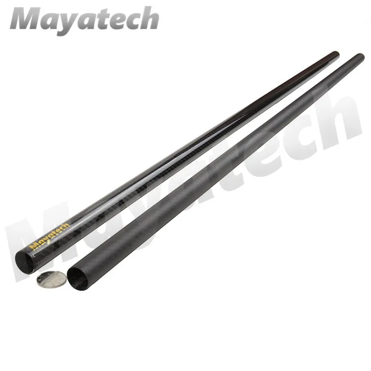 Mayatech 3K трубка из углеродного волокна 12/16/18/20/22/25/30 мм саржевая яркая/матовая для