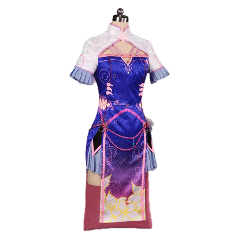 Костюм для косплея OW DVA китайский Чонсам женщин и девочек D. Косплей Униформа ВА