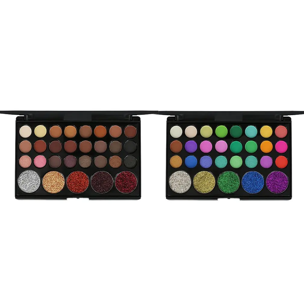 29 цветов/набор профессиональный женский макияж для глаз блестящая Косметика