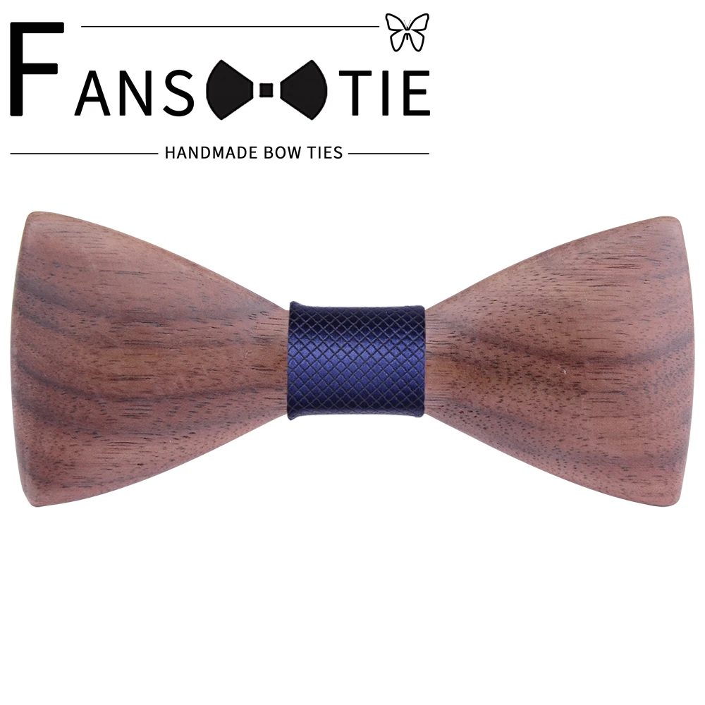 3D Мужской деревянный галстук бабочка красный Bule плед Пейсли шейный для мужчин