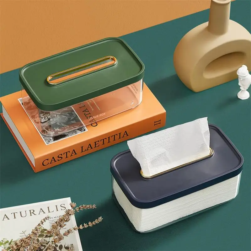 

Home Storage Napkin Box Plastic Box Napkin Household Hotel Tissue Box Kitchen Bathroom Storage Box Organizer Storage Napkin Box