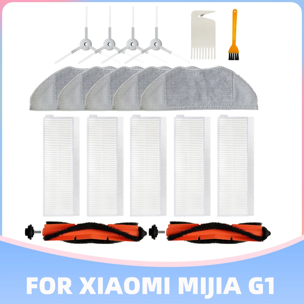 

Main Brush Hepa Filter Rag Cloth Accessories for Xiaomi Mi Robot Vacuum-Mop Essential Mijia G1 Cleaner Spare Parts Skv4136gl