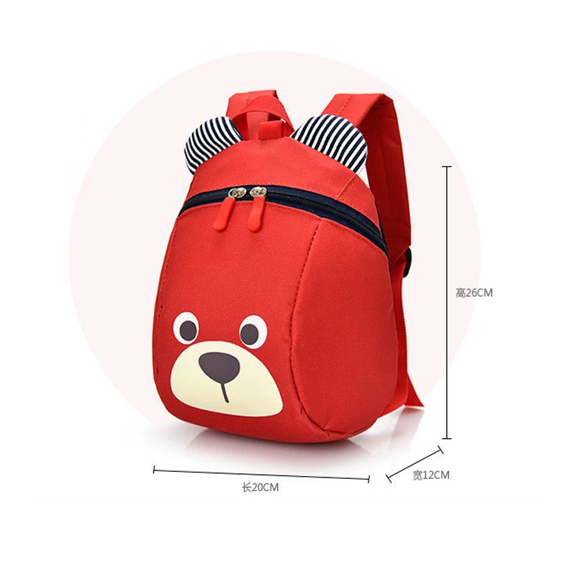 

Mini Backpack Cute Fashion School Bag Cartoon Print Bear Boy and Girl Ladies