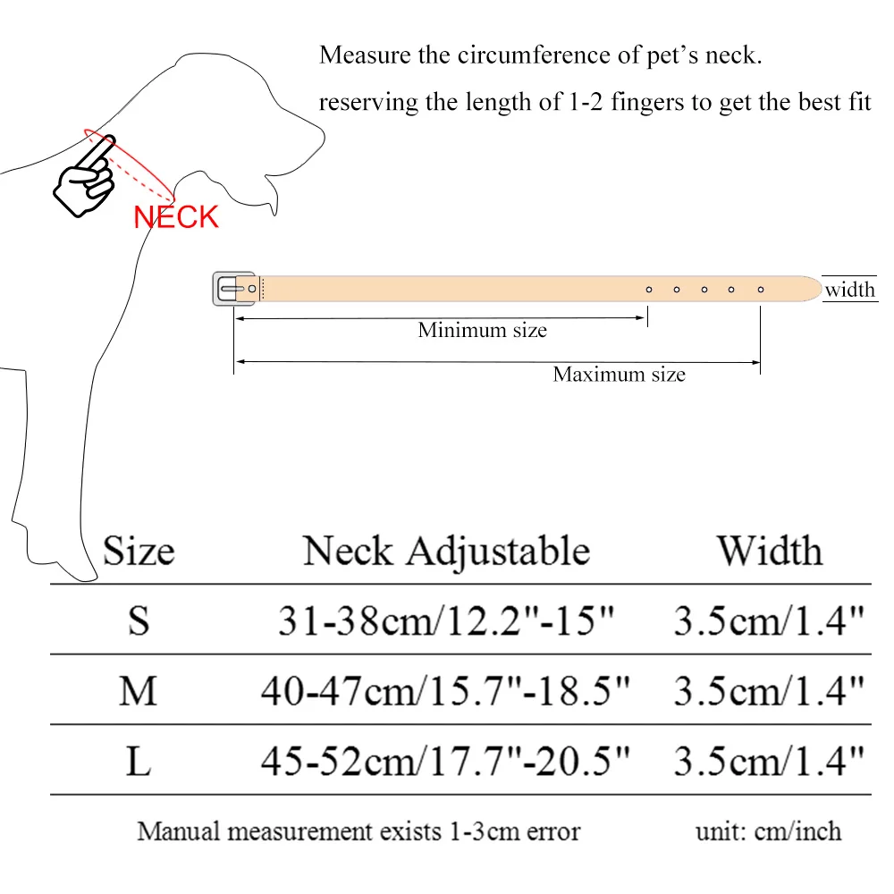 Большой Породистая собака воротник круглые заклепки из украшенной шипами ПУ