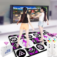double user dance mat for kids adults wireless non slip dancer step pads with remote control sense game yoga game blanket