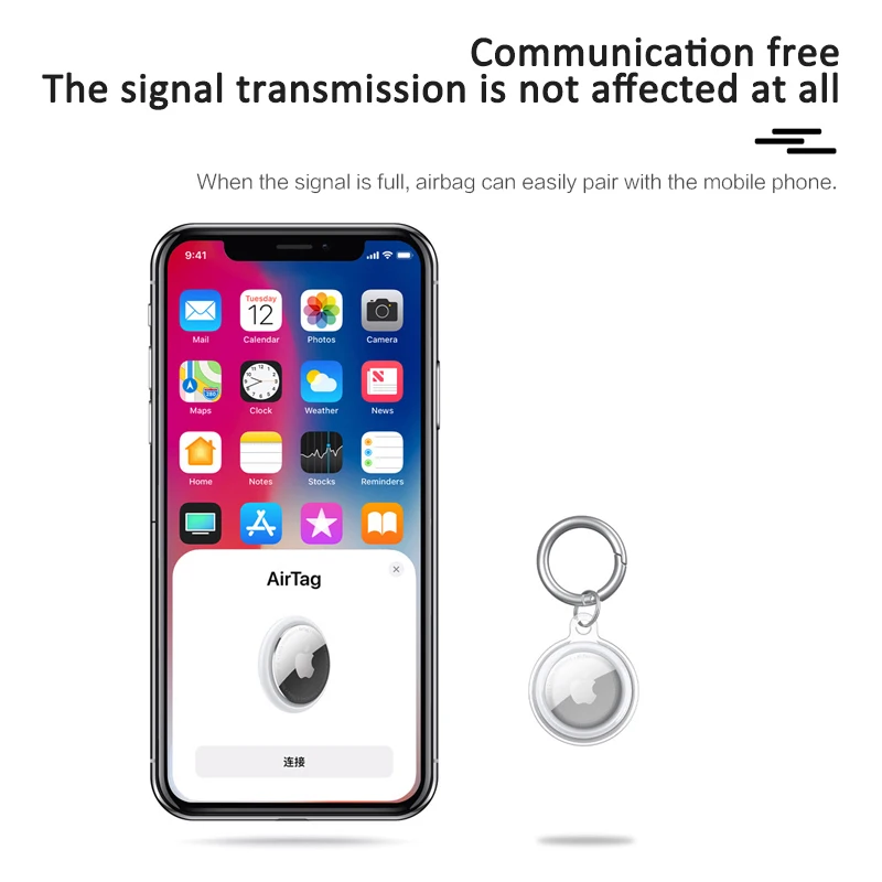 

For Apple Airtags Liquid Silicone Protective Sleeve For Apple Locator Tracker Anti-lost Device Keychain Protective Sleeve NEW