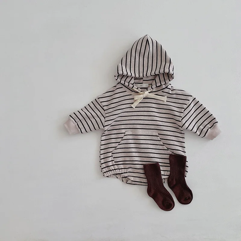 

MILANCEL 2020 baby bodysuit brother and sister clothes hooded baby hoodies and pants baby clothes