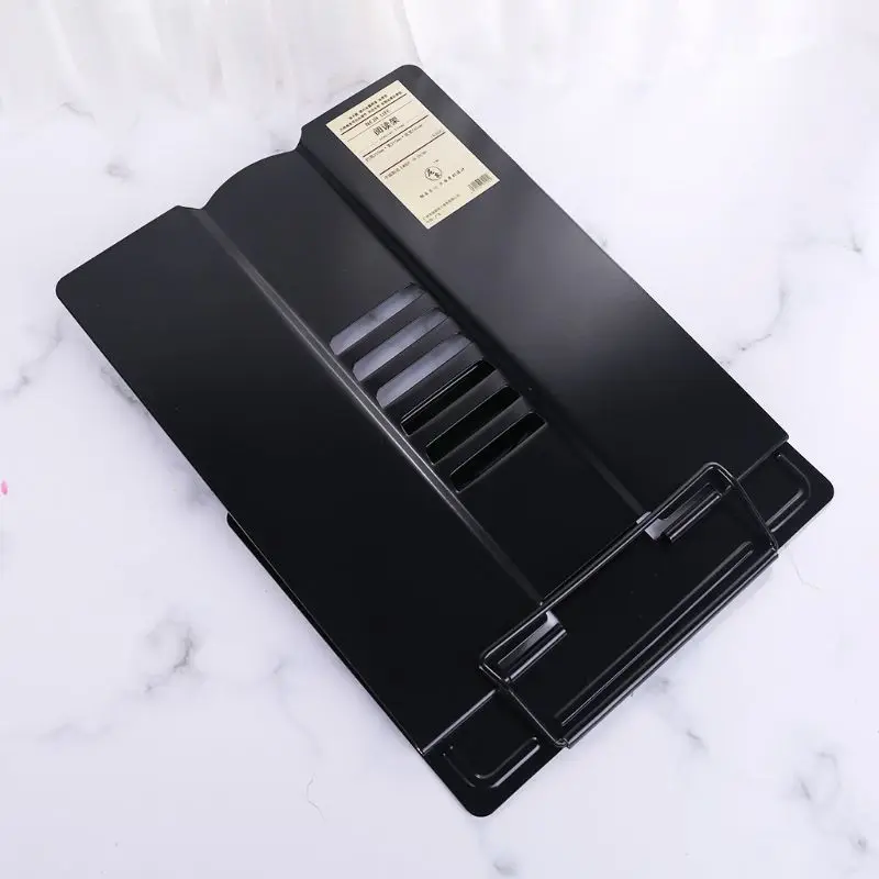 

Metal Adjustable Reading Book Holder Bookend Stand Support Document Shelf Bookst 090F