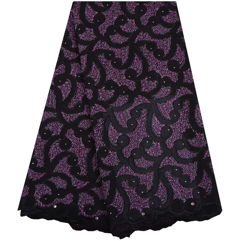 2019 чистый хлопок дизайнерская африканская вуаль кружево в швейцарском стиле с