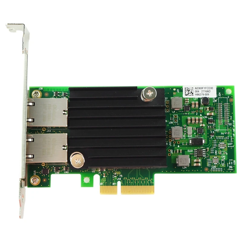 Сетевая карта PCI-E 10 ГБ для X550-T2 с чипом In-tel ELX550AT2 двойной медный порт RJ45 адаптер PCI