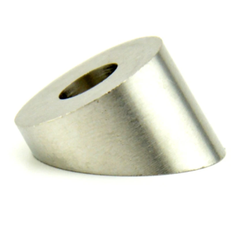 

NEW-5Pcs 316 Stainless Steel 1/4 Inch 30 Degree Angle Beveled Washer for 1/8 Inch to 3/16 Inch Deck Cable Railing Kit