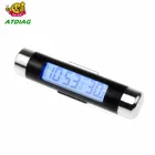 2 в 1, автомобильные электронные часы с ЖК-дисплеем и календарем