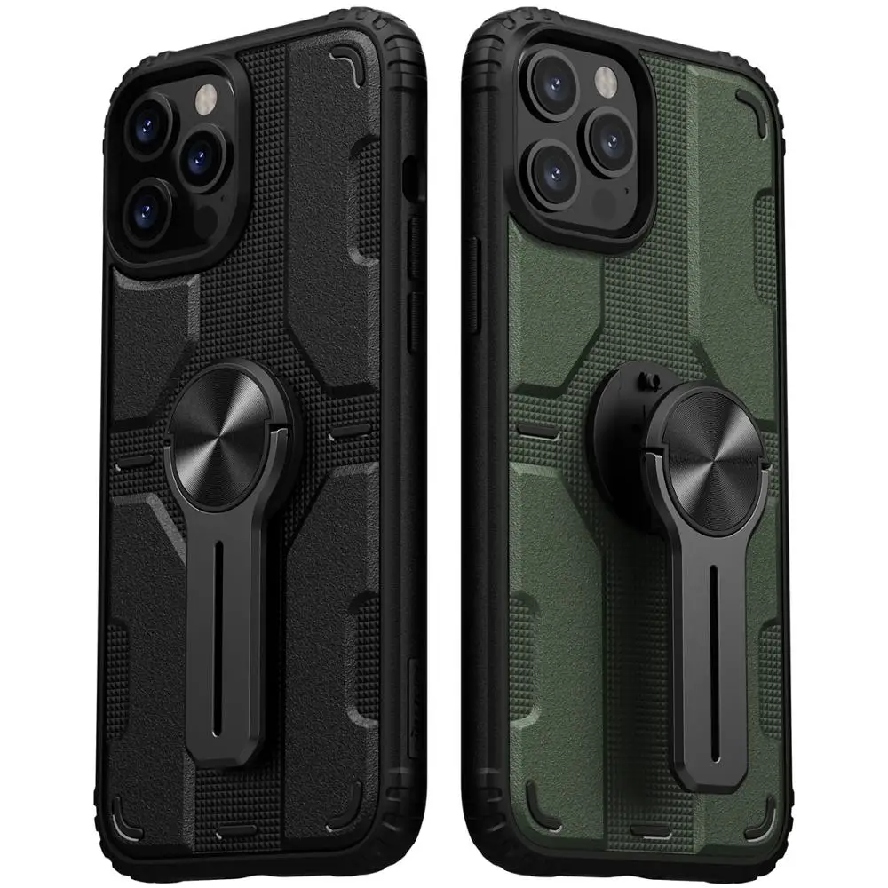 

NILLKIN Case for iPhone 12 Pro Max /for iPhone 12 6.1" with Ring stand Case Camera Protection Slide Cover for iPhone 12 Mini