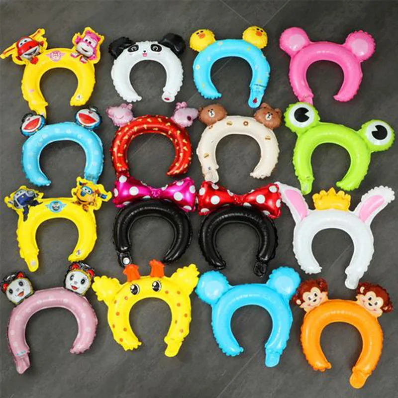 10 шт. Милая тиара с животными повязка на голову воздушный шар раньше для