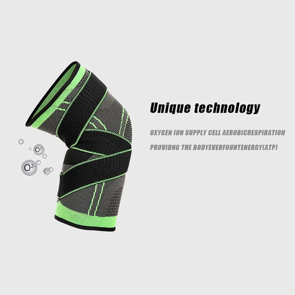 Высокое качество 1 шт. спортивные наколенники для мужчин эластичные под