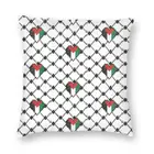 Персонализированная наволочка с флагом и сердцем, наволочка для домашнего декора, двусторонняя наволочка для подушки с вышивкой Hatta Kufiya для автомобилей