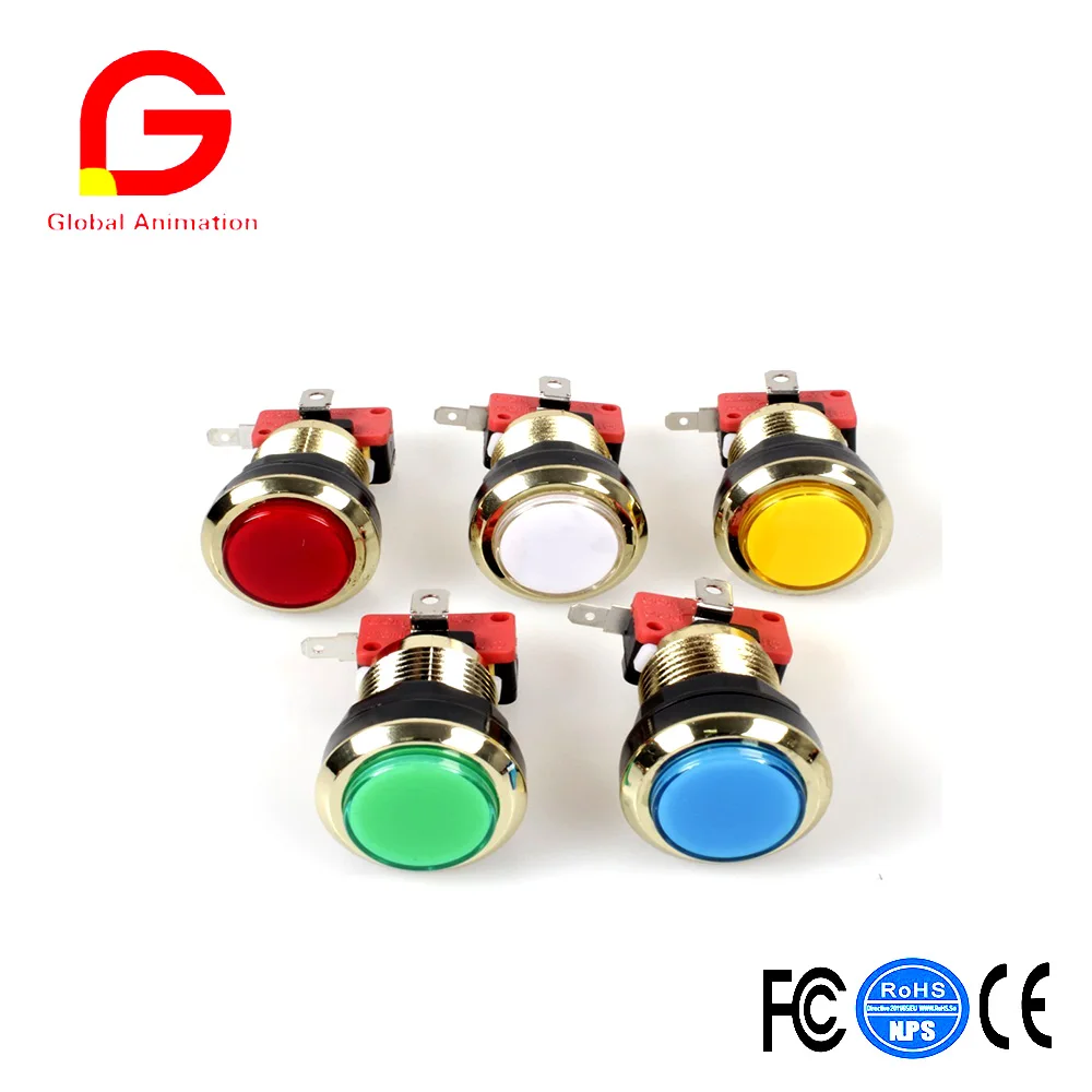 Комплект для аркадных игр сделай сам с двумя деталями USB-кодировщик джойстика ПК +