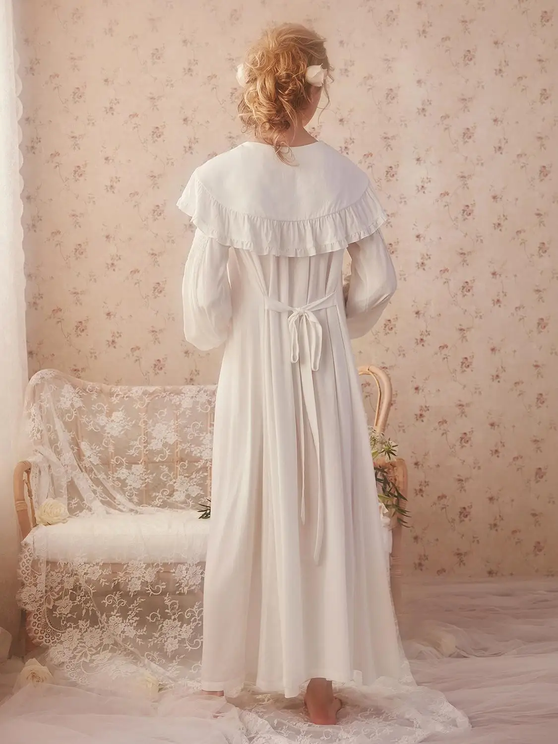 Женская Классическая ночная рубашка|Ночные сорочки и пижамы| |