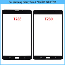 New For Samsung Galaxy Tab A 7.0 2016 SM-T280 SM-T285 Touch Screen LCD Front Outer Glass Panel Lens Touchscreen Cover Replace