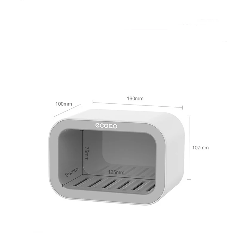 

One Layer Soap Holder Soap Sponge Dish Bathroom Accessories Soap Dishes Self Adhesive