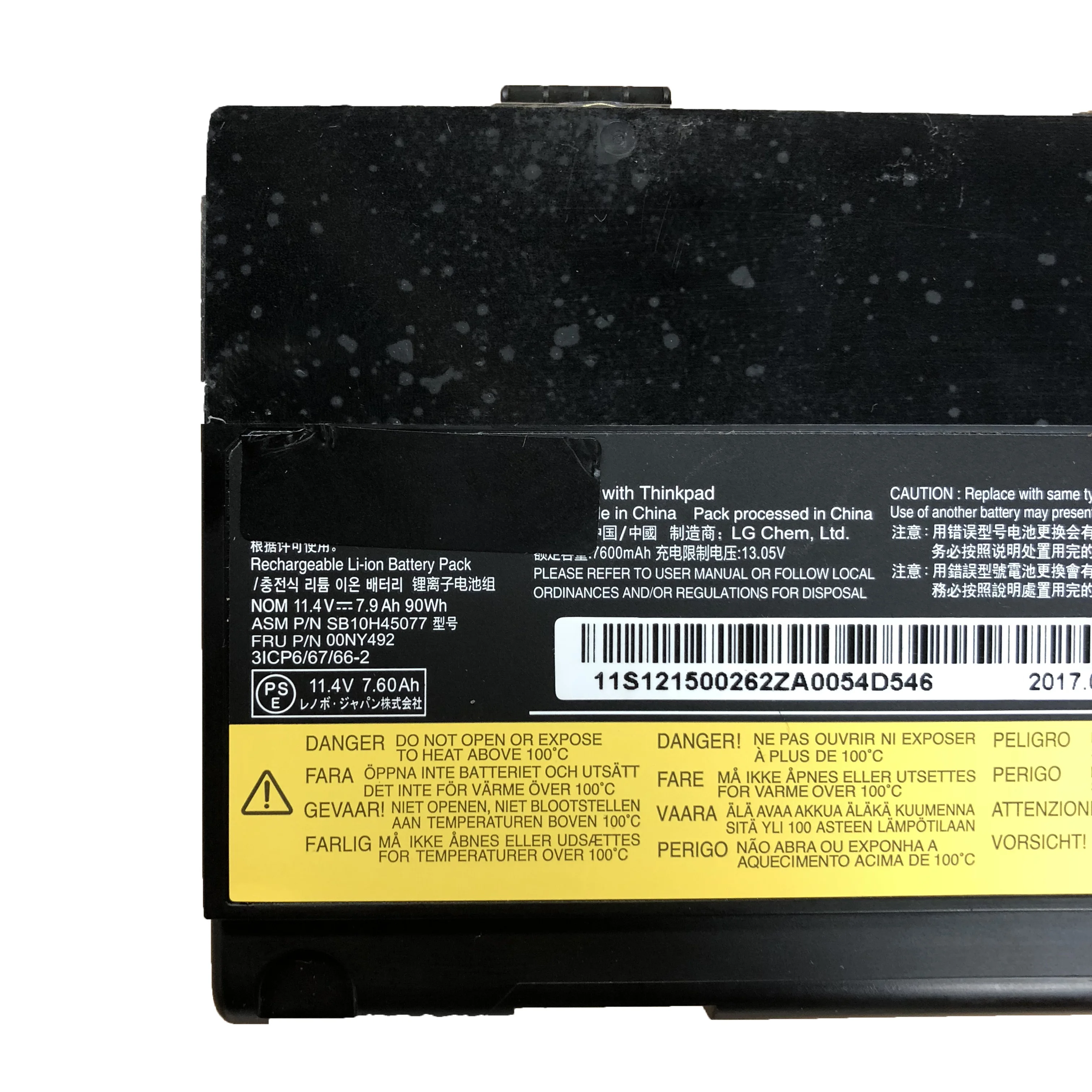 11 4v 90wh 7900mah 00ny492 new original 00ny490 00ny491 493 laptop battery for lenovo thinkpad p50 p51 p52 sb10h45075 sb10h45075 free global shipping