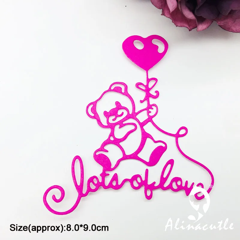 Металлическая резка высечка много сердечек сделай сам скрапбукинг бумага ручная