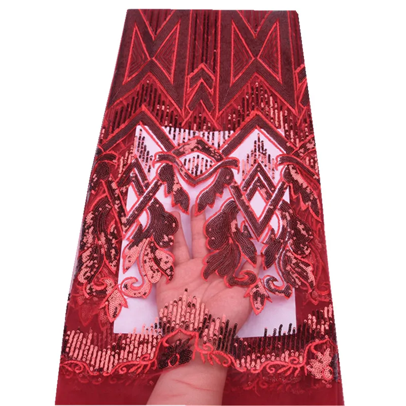 Новейшие золотые африканские сухие кружевные ткани 2020 Высококачественная