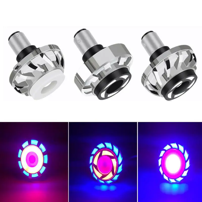 Светодиодный налобный фонарь для мотоцикла 12 В с ангельским глазом стробоскоп