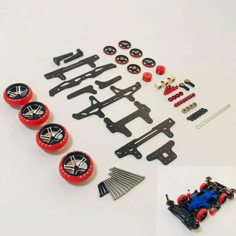 Запасные части для шасси MA/AR/S2/MS/FMA запасные Tamiya Mini 4WD модельной съемки автомобилей