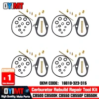 4 set motorcyclce carburetor rebuild repair tool kit for honda 16010 323 315 cb500 four cb500k four cb550 cb550f cb550k