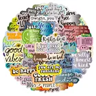 50100 шт. вдохновляющие мотивационные наклейки с цитатами, стикеры для творчества, канцелярские принадлежности для ноутбука, телефона, кабинета