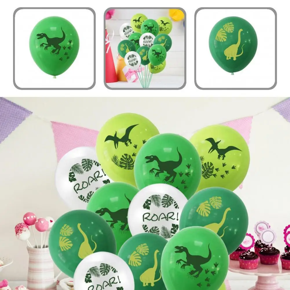 

Flexible 1 Set Lightweight Graduation Party Birthday Balloons Set Green Balloons Wide Application for Wedding