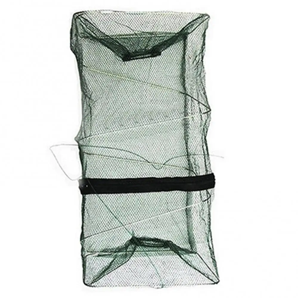 

50% Hot Sale Foldable Fish Crawdad Minnow Fishing Bait Trap Cast Dip Net Cage Shrimp Basket Fishing Accessories