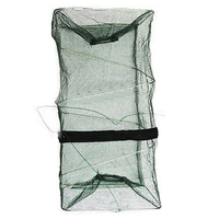 50 hot sale foldable fish crawdad minnow fishing bait trap cast dip net cage shrimp basket fishing accessories