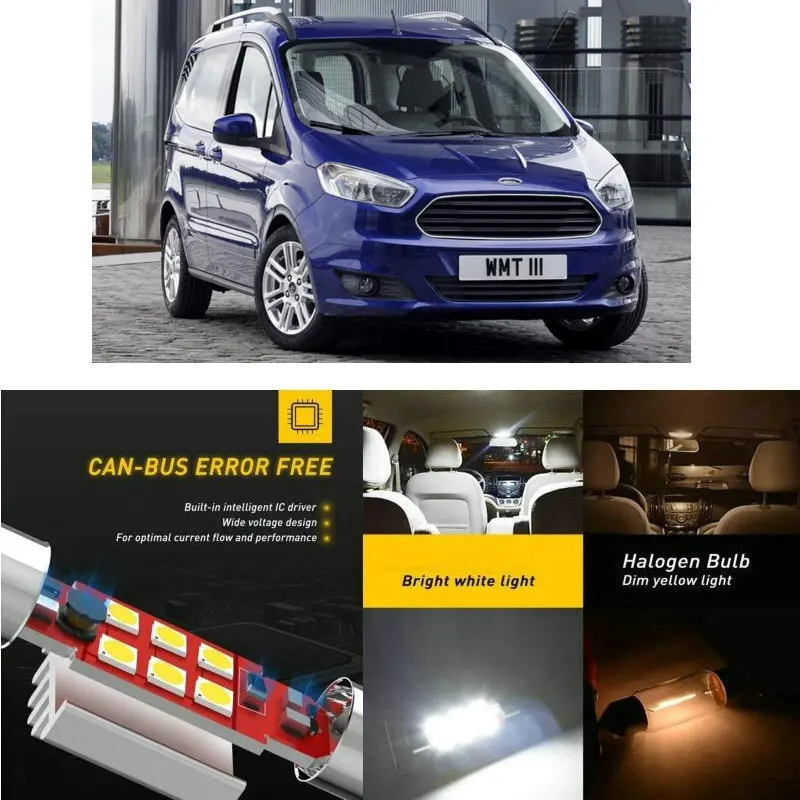 Светодиодные внутренние Автомобильные фары для Ford puma ec coupe s max ws wa6 минивэн