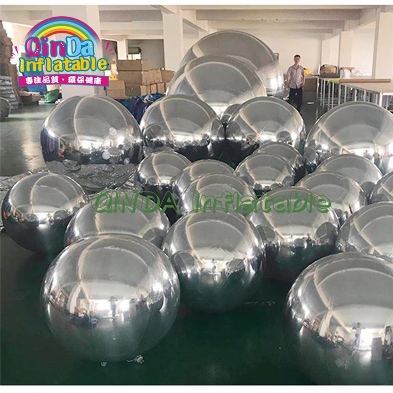 Лидер продаж надувной показать зеркальный шар для отражения светильник надувные