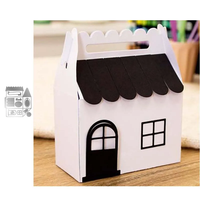 JC металлический Трафаретный вырубной штамп для переноски коробки Скрапбукинг