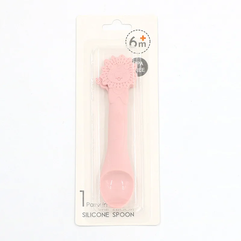 Ложка для кормления ребенка силиконовая без бисфенола ложки еды посуда малышей