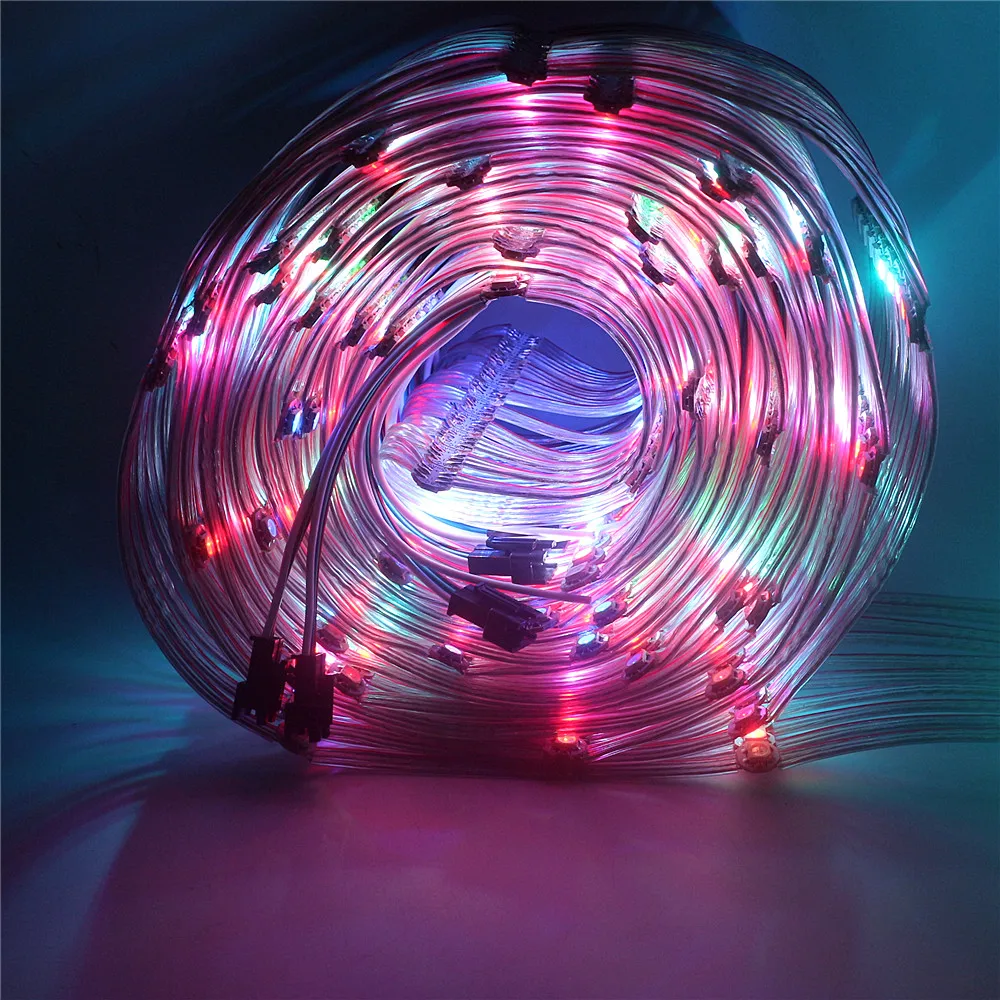 Светодиодный модуль WS2812B RGB 50 500 шт. радиаторная плата узлы WS2812 IC светодиодный