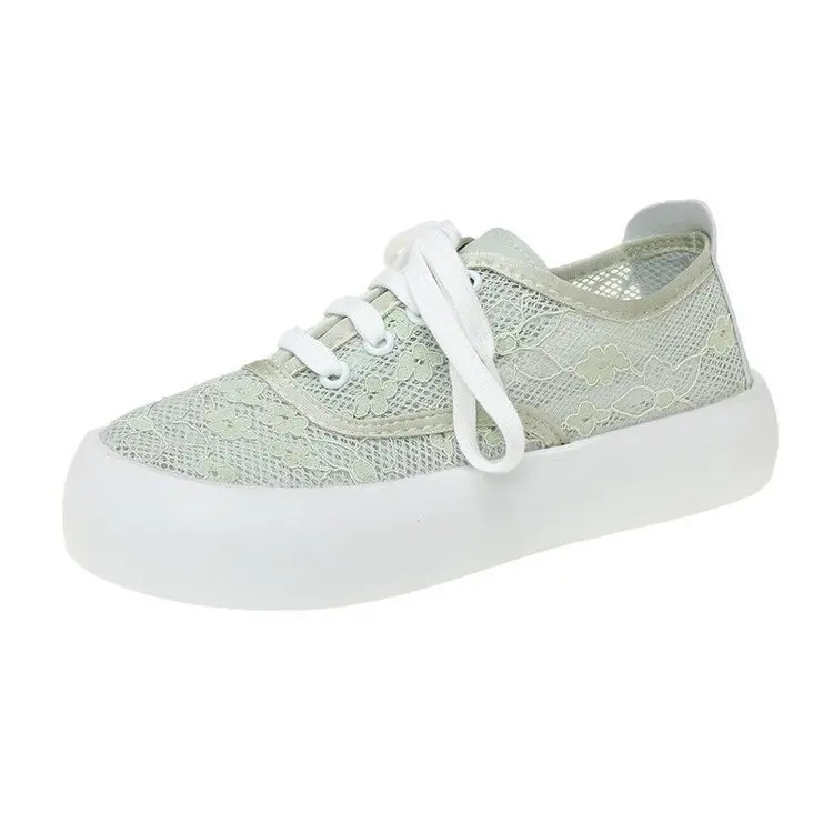 

Women's Shoes Platform Female Footwear Shallow Mouth Round Toe Casual Sneaker Clogs Dress New Summer Breathable Basic Solid Leis